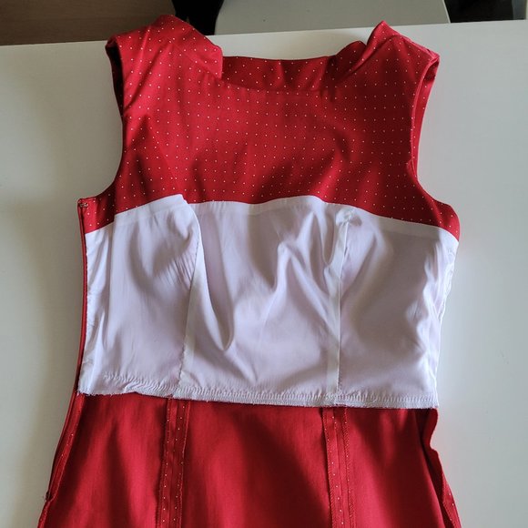 Cutest polka dots retro sleeveless dress - Picture 6 of 7